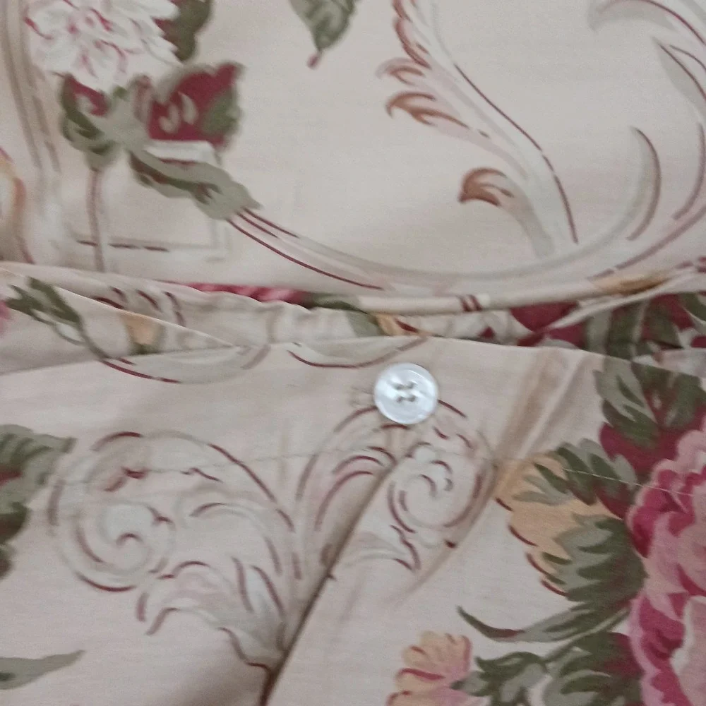 Ralph Lauren Guinevere Reversible Cotton Sateen‎ Twin Duvet Cover